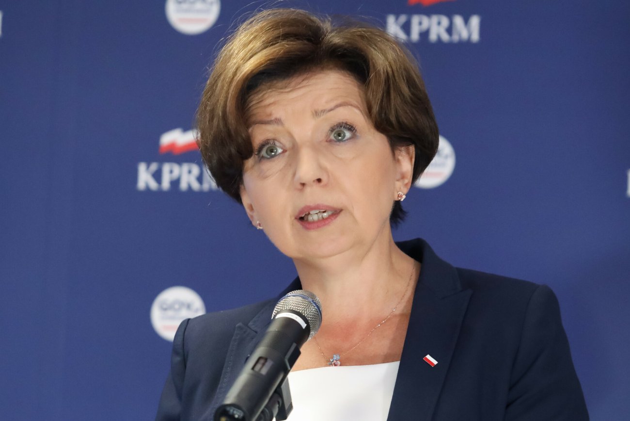 Minister rodziny i polityki społecznej Marlena Maląg