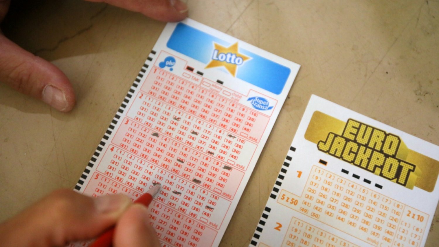 Kupon Lotto i Eurojackpot.