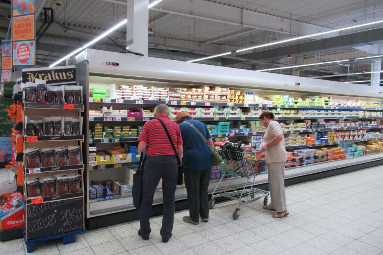 Zakupy w hipermarkecie
