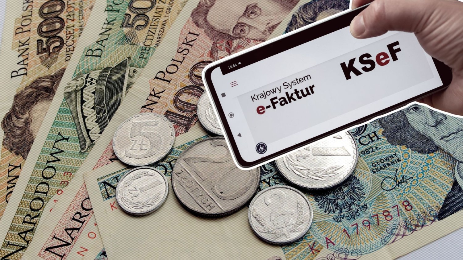 Stare polskie pieniądze i KSeF na smartfonie. Eksperyment myślowy z lat 90. może pomóc ci przygotować się do KSeF.