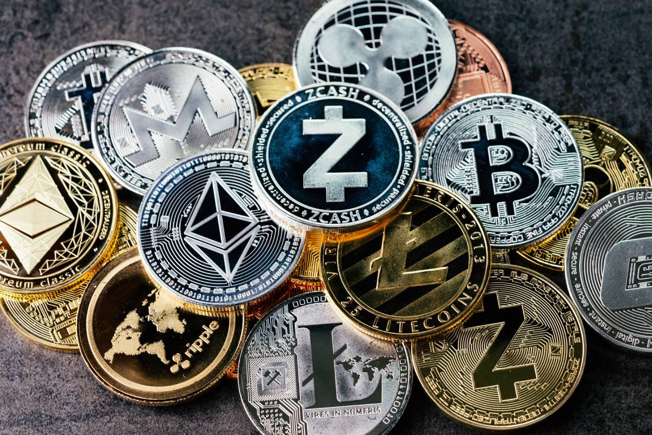 Fizyczne tokeny cyfrowych walut - Etherum Bitcoin, Litecoin