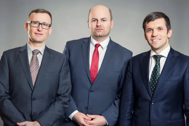 Prezes Zarządu, Mateusz Borowiecki; Partner, Bartłomiej Bącik; Partner, dr Tomasz Gonsior