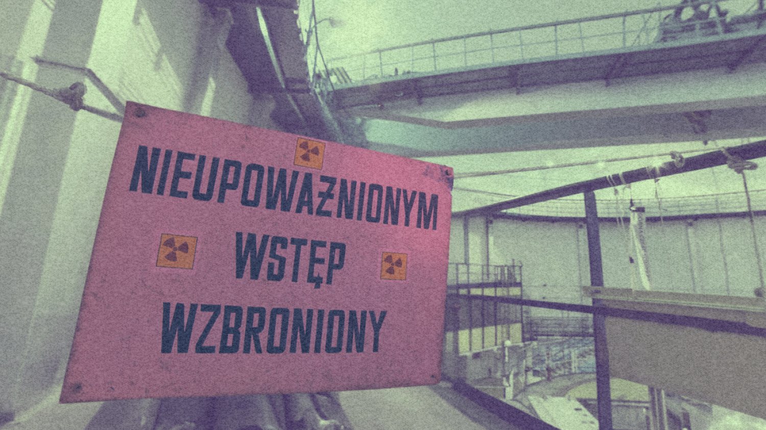 Wnętrze reaktora jądrowego "Maria".