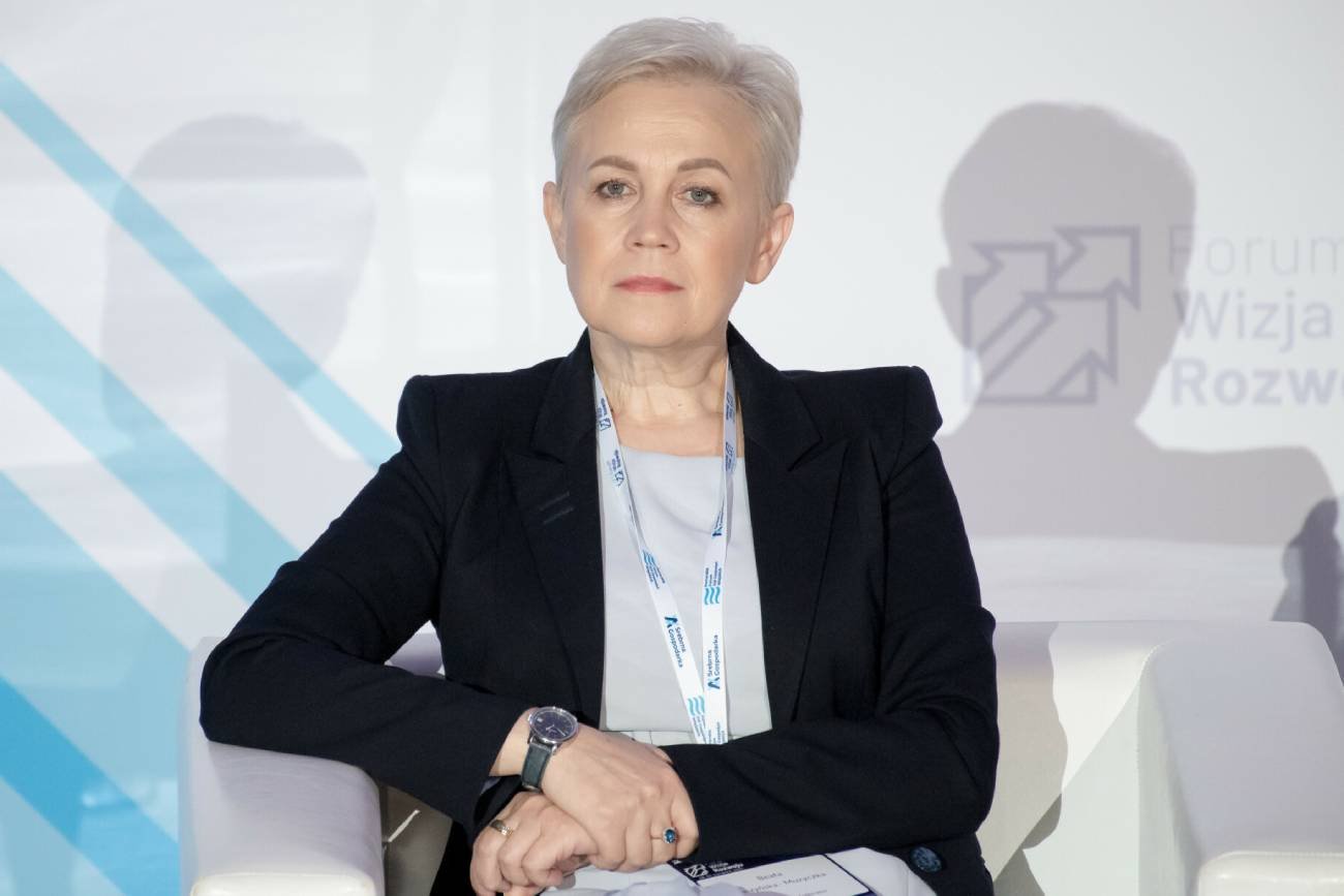 Beata Daszynska-Muzyczka Prezes Zarządu Banku Gospodarstwa Krajowego BGK.