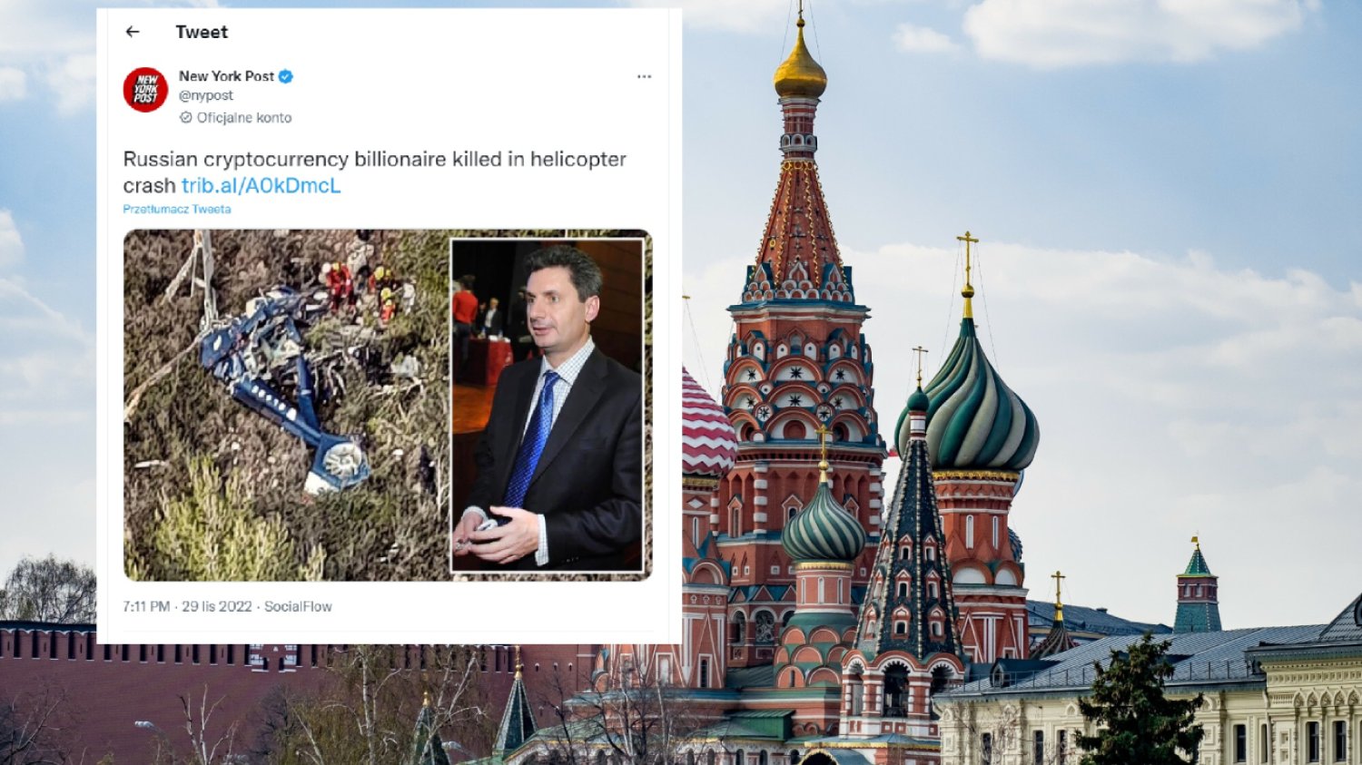 Rosyjski miliarder Wiaczesław Taran zginął w tajemniczych okolicznościach