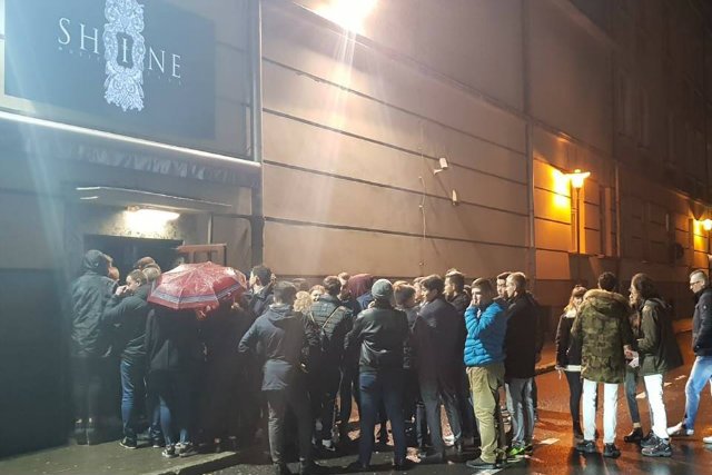 Klub z Rzeszowa wykorzystał przypadkowe zdjęcie z parkietu do reklamy swojego lokalu