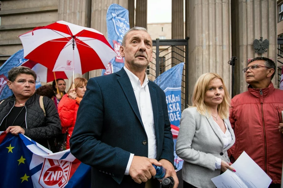 Sławomir Broniarz, szef ZNP.