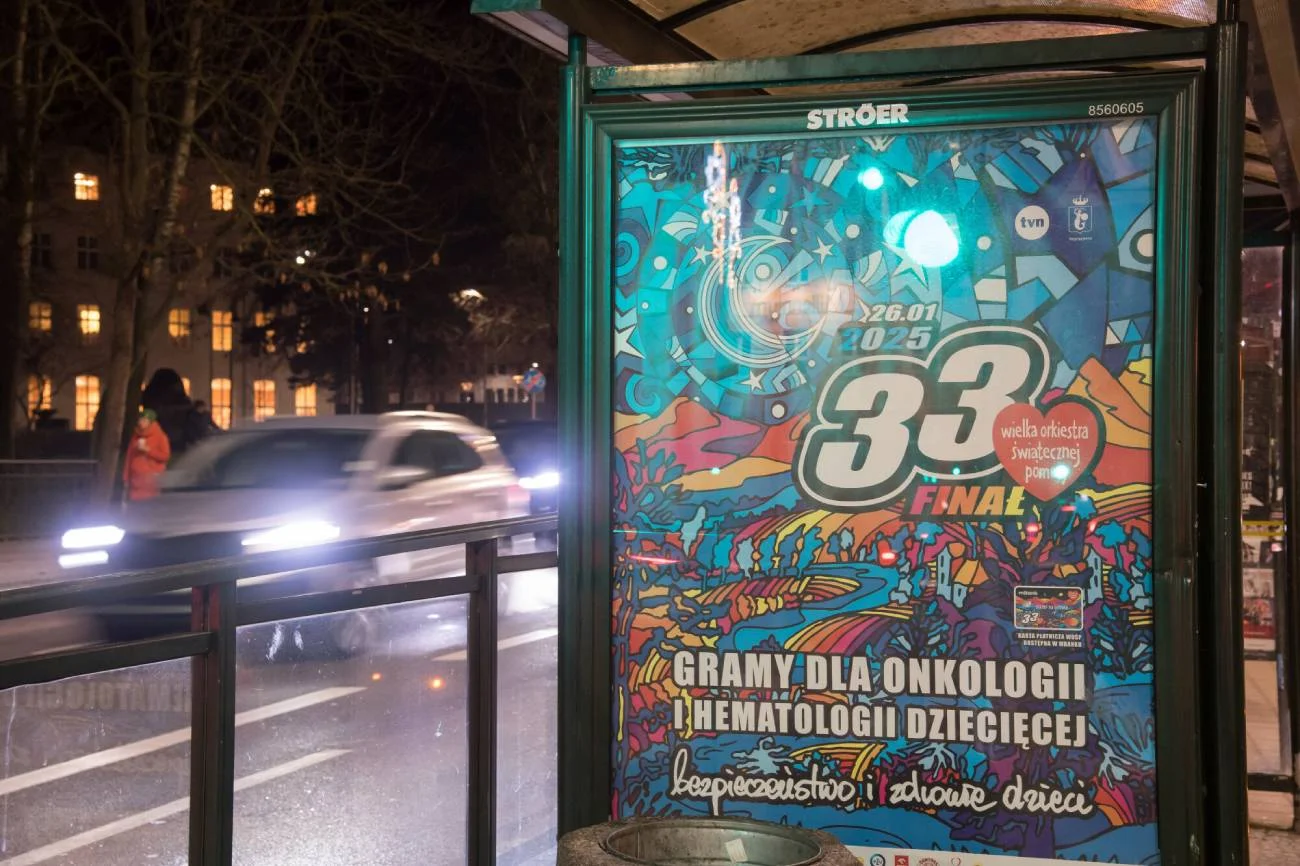 Plakat 33. finału WOŚP.