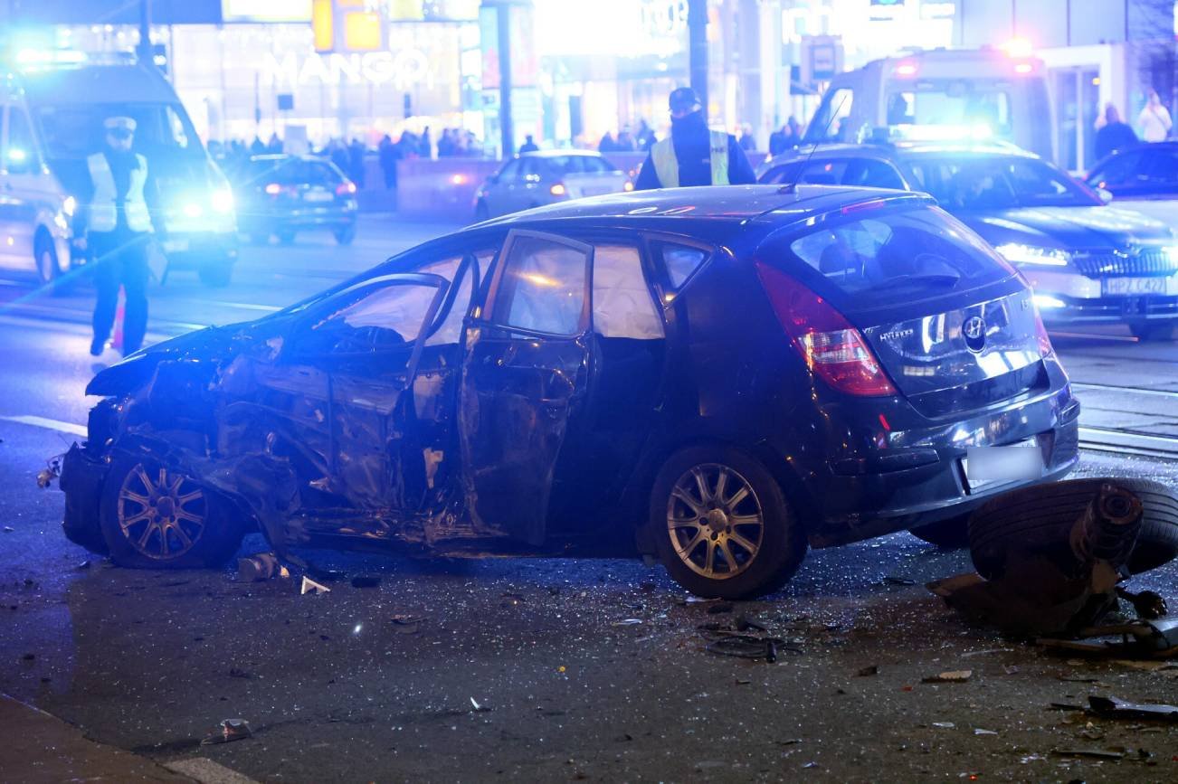 Stłuczka na mieście.