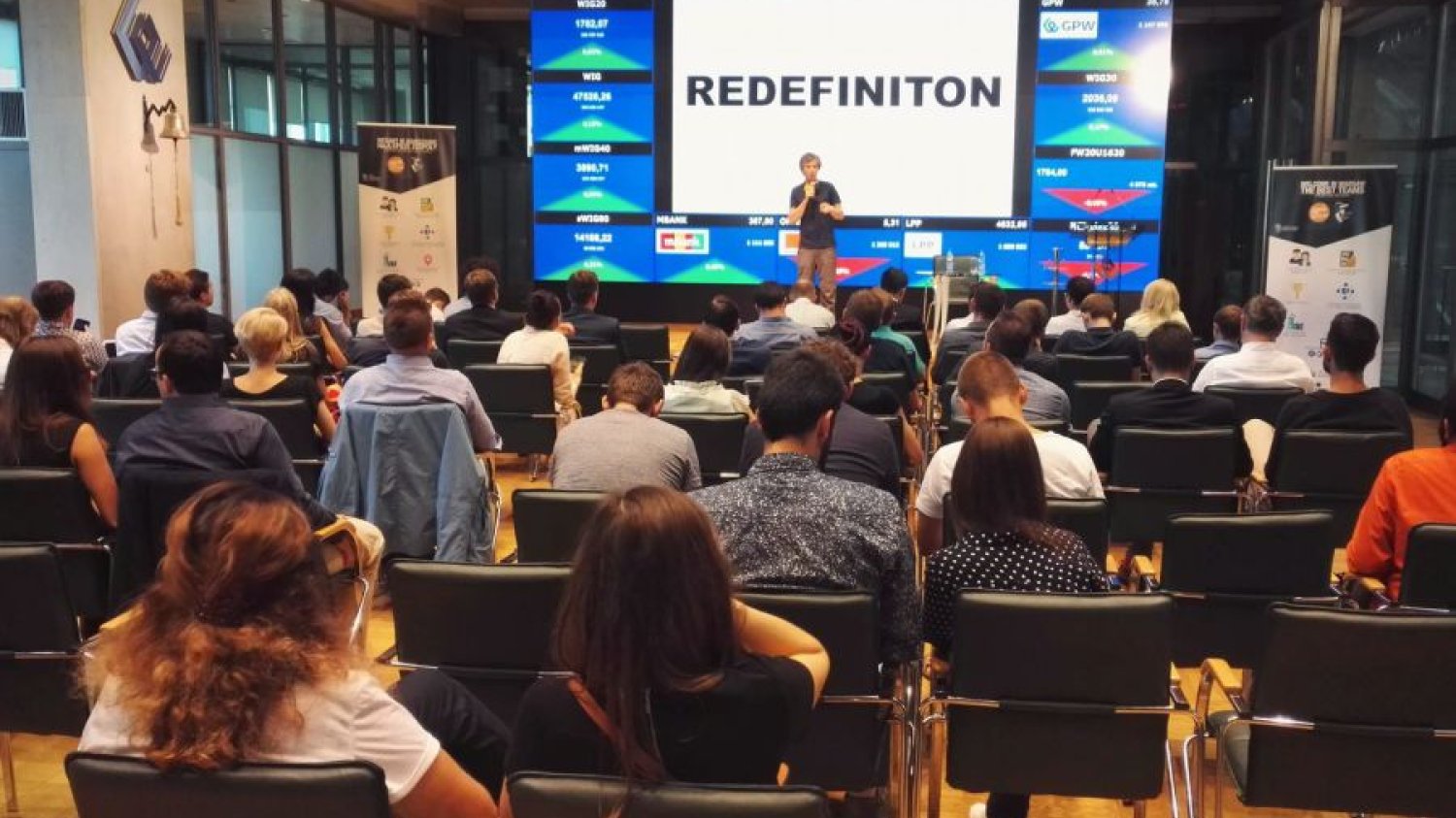 Marcin Beme, szef Audioteki na Startup Hub Poland.