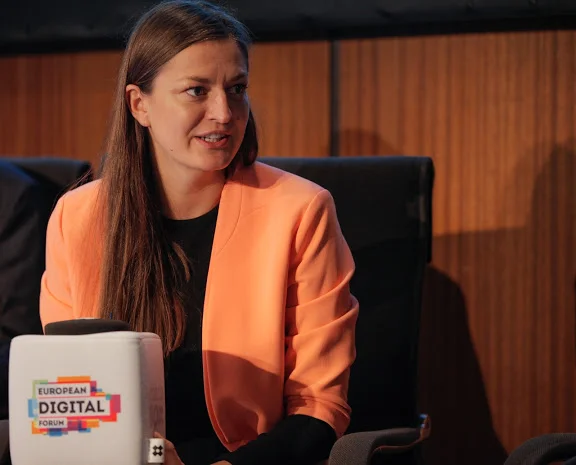 Eliza Kruczkowska, Prezes Startup Poland podczas panelu Startup Manifesto Movement: Driving Change Throughout Europe