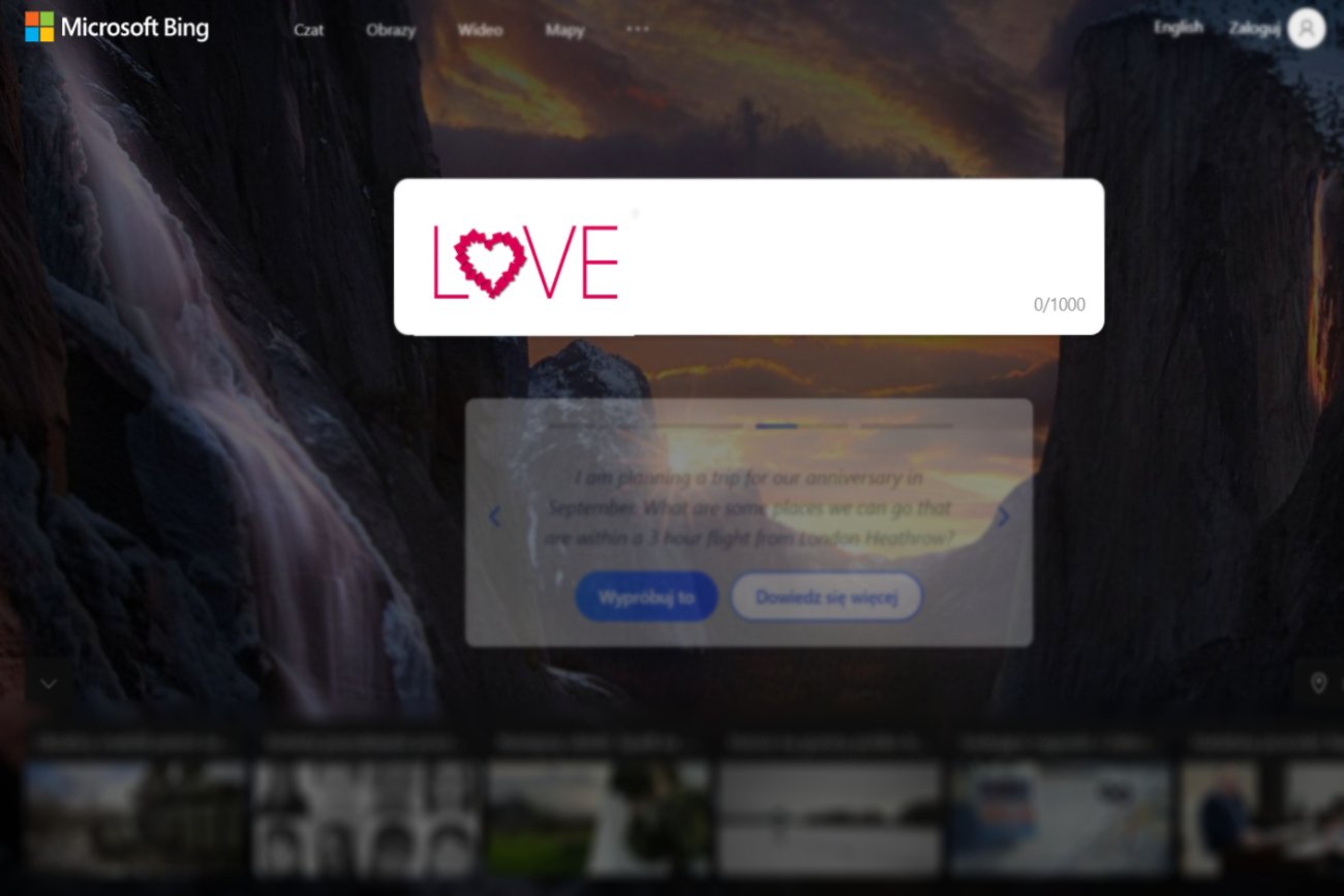 Chatbot wyznał miłość użytkownikowi Binga