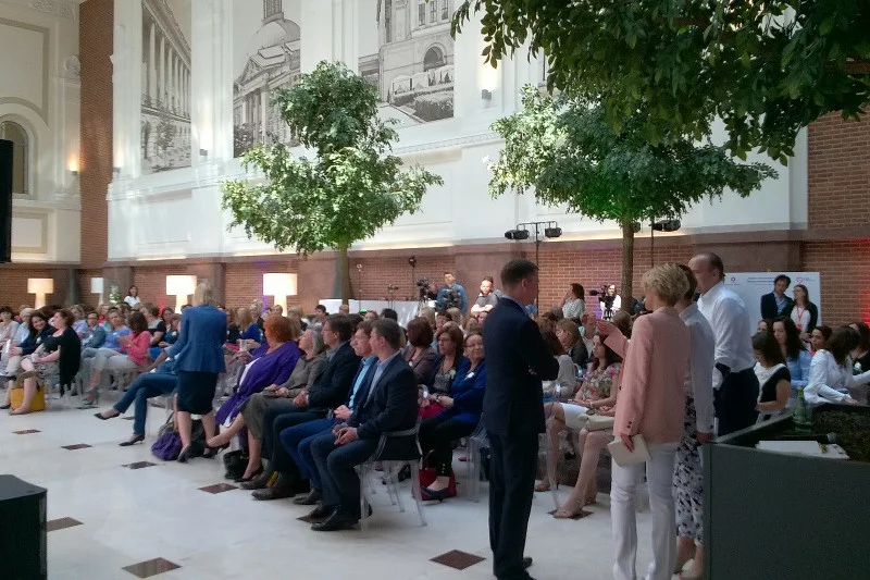 Menadźerki PKN Orlen podczas spotkania w warszawskiej siedzibie koncerny przy Bielańskiej 12.