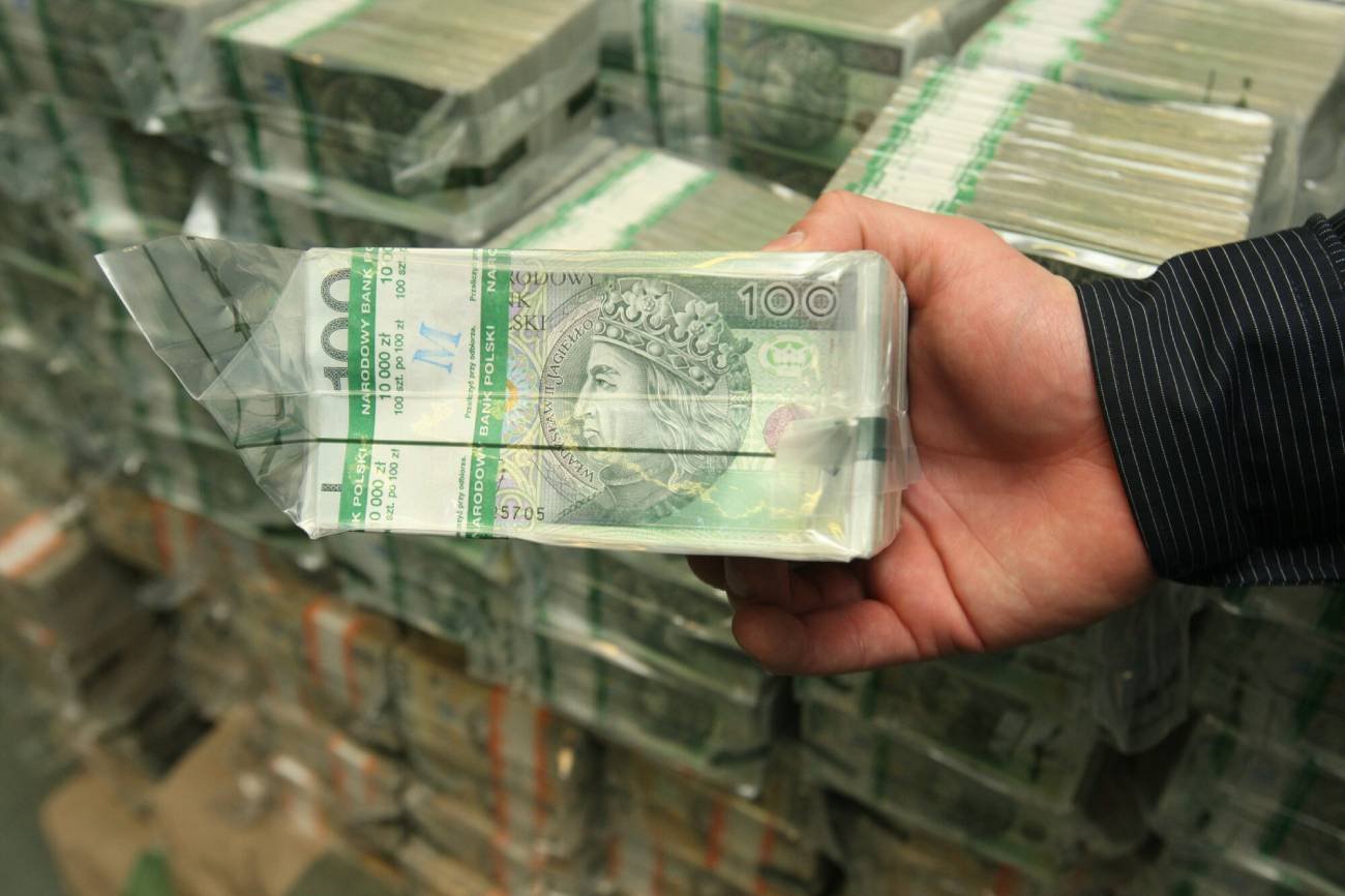 pieniądze, gotówka w PLN