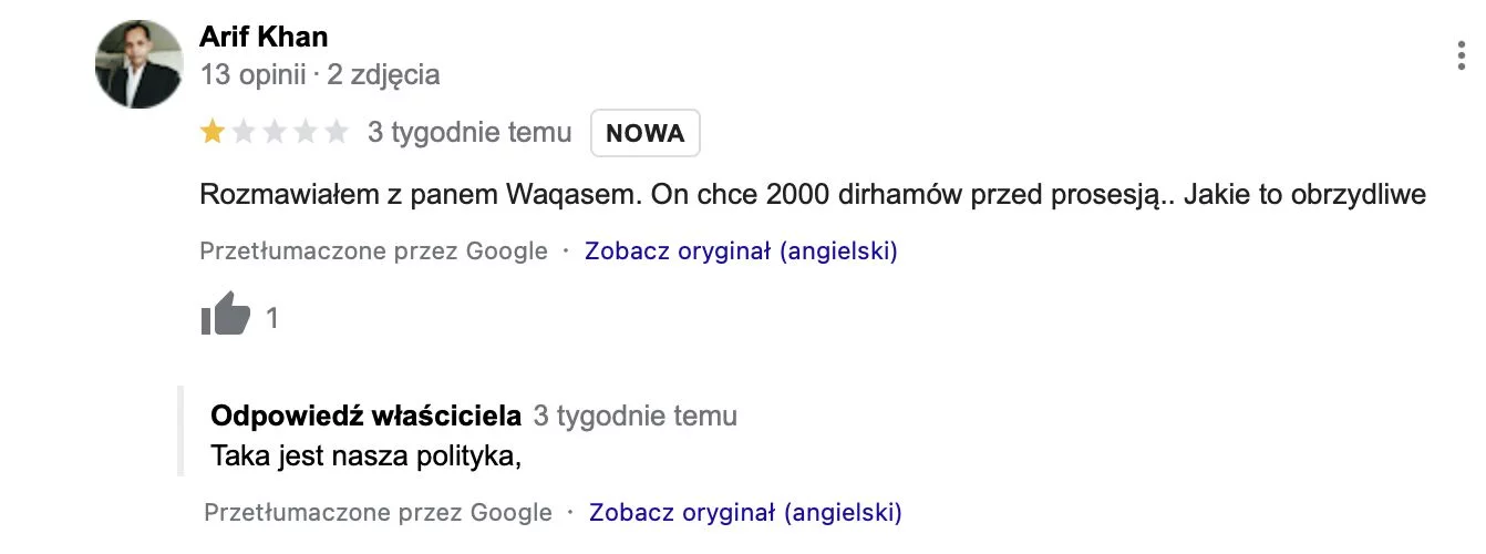 Cena za wizę do Polski