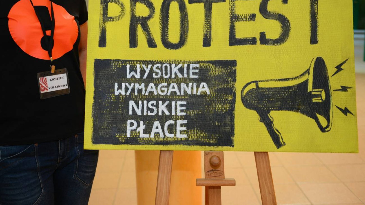 Akcja strajkowa nauczycieli przeciwko niskim płacom
