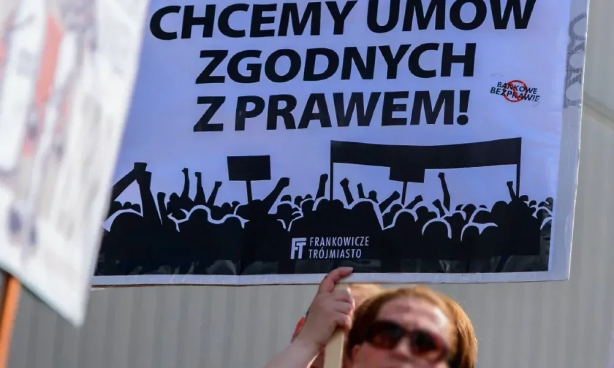 Zdjęcie ilustracyjne. Protest frankowiczów.