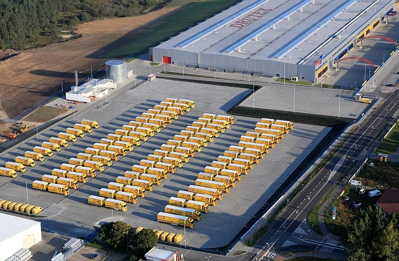 Flota transportowa, jaką szczyci się czołowy eksporter okien z Polski