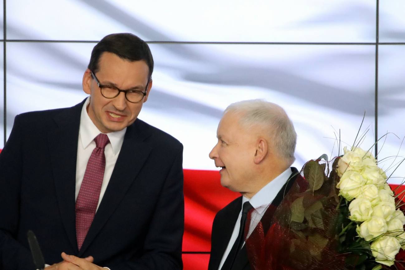 Mateusz Morawiecki i Jarosław Kaczyński