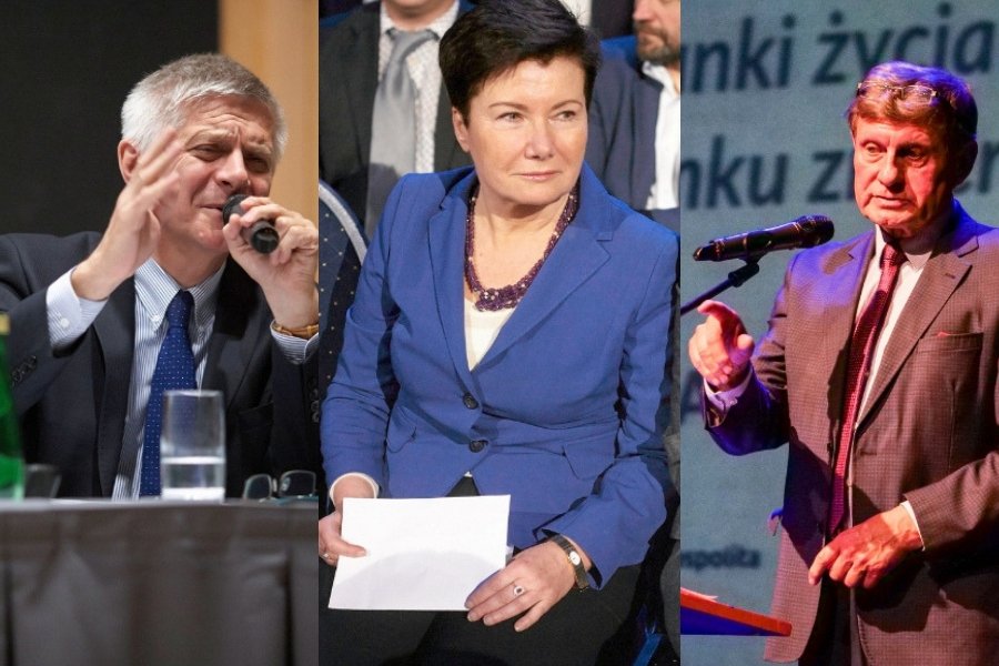 Marek Belka, Hanna Gronkiewicz-Waltz, Leszek Balcerowicz.