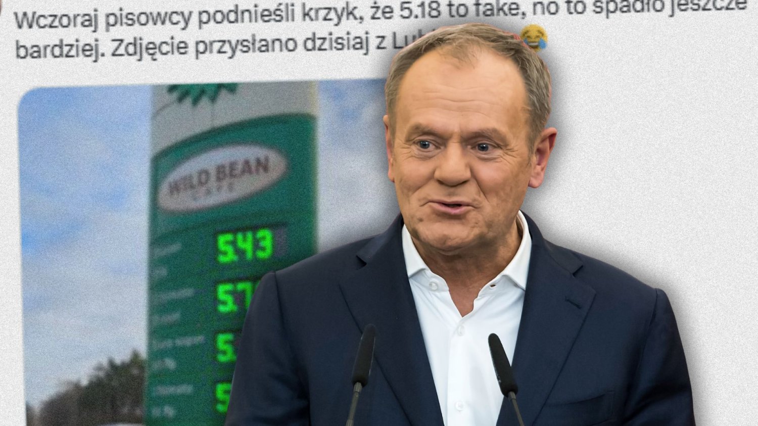 Tusk idzie w zaparte po krytyce PiS. Pokazał kolejny "dowód" ws. cen paliw.