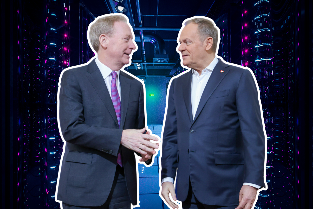 Donald Tusk rozmawiał też z Bradem Smithem o korzyściach, które będą mogli odnieść polscy naukowcy, firmy i studenci.