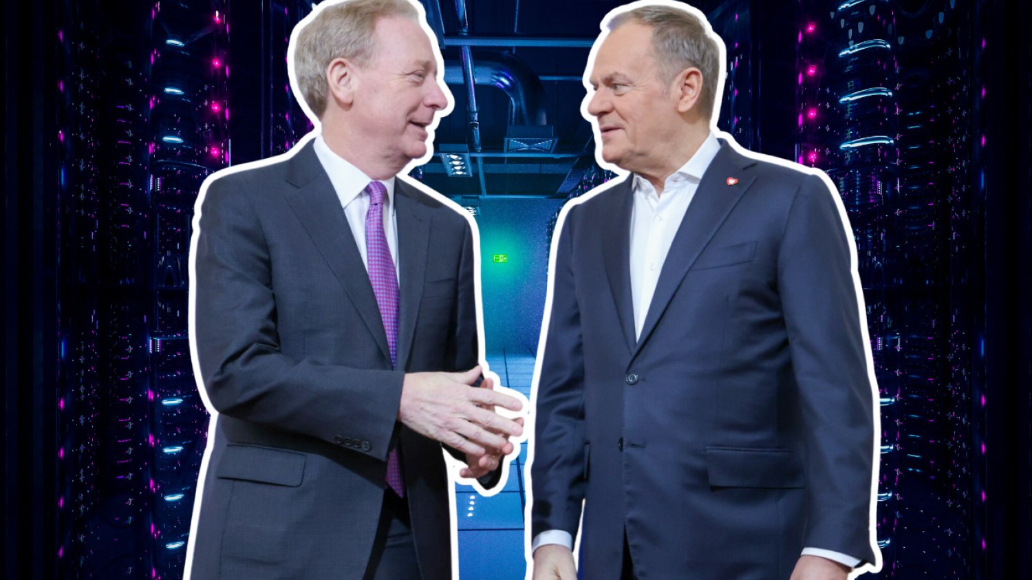 Donald Tusk rozmawiał też z Bradem Smithem o korzyściach, które będą mogli odnieść polscy naukowcy, firmy i studenci.
