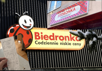 Podróbka sklepu Biedronka