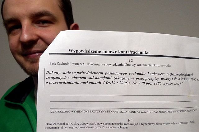 BZ WBK zamyka konto restauracji z legalnymi produktami z konopi w menu. „Rozliczanie obrotu substancjami zakazanymi przez ustawę o przeciwdziałaniu narkomanii"