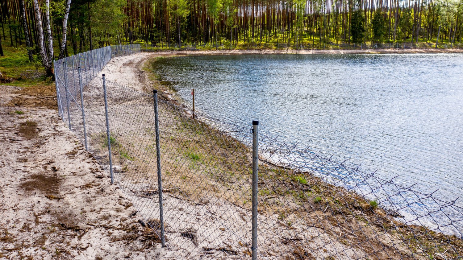 Biznesmen ogrodził Wielkie Oczko. Obszar Natura 2000 zdewastowany