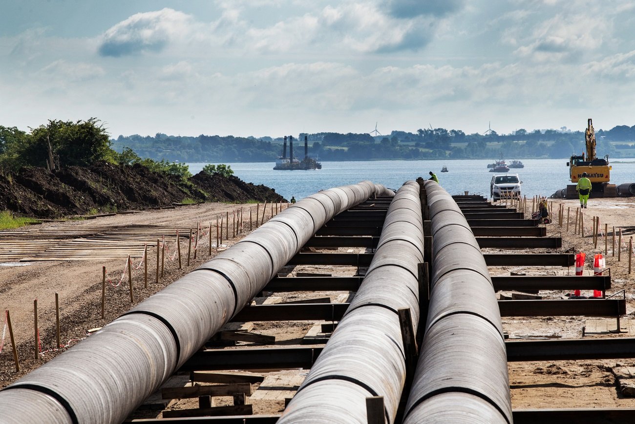 Budowa gazociągu Baltic Pipe.