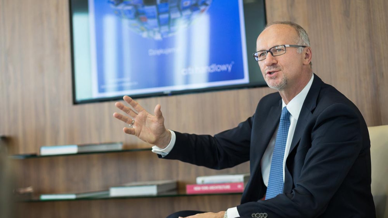 Prezes banku Citi Handlowy Sławomir Sikora