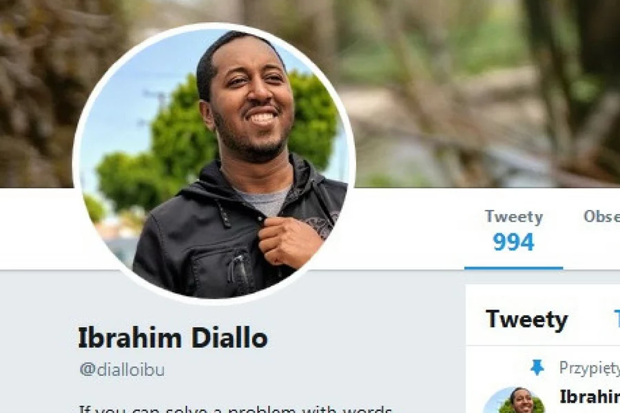 Ibrahim Diallo opisał swoją historię na blogu.