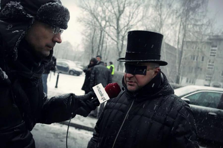 Styczniowa demonstracja frankowiczów przed Sejmem.