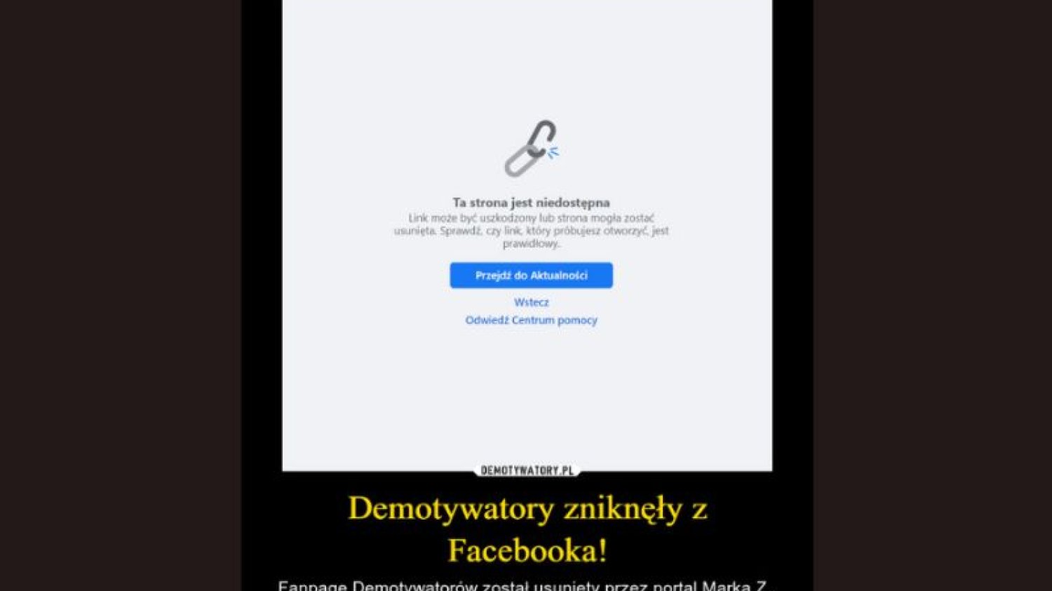 Pod obrazkiem rozpoczęła się zacięta dyskusja społeczności demotywatory.pl.