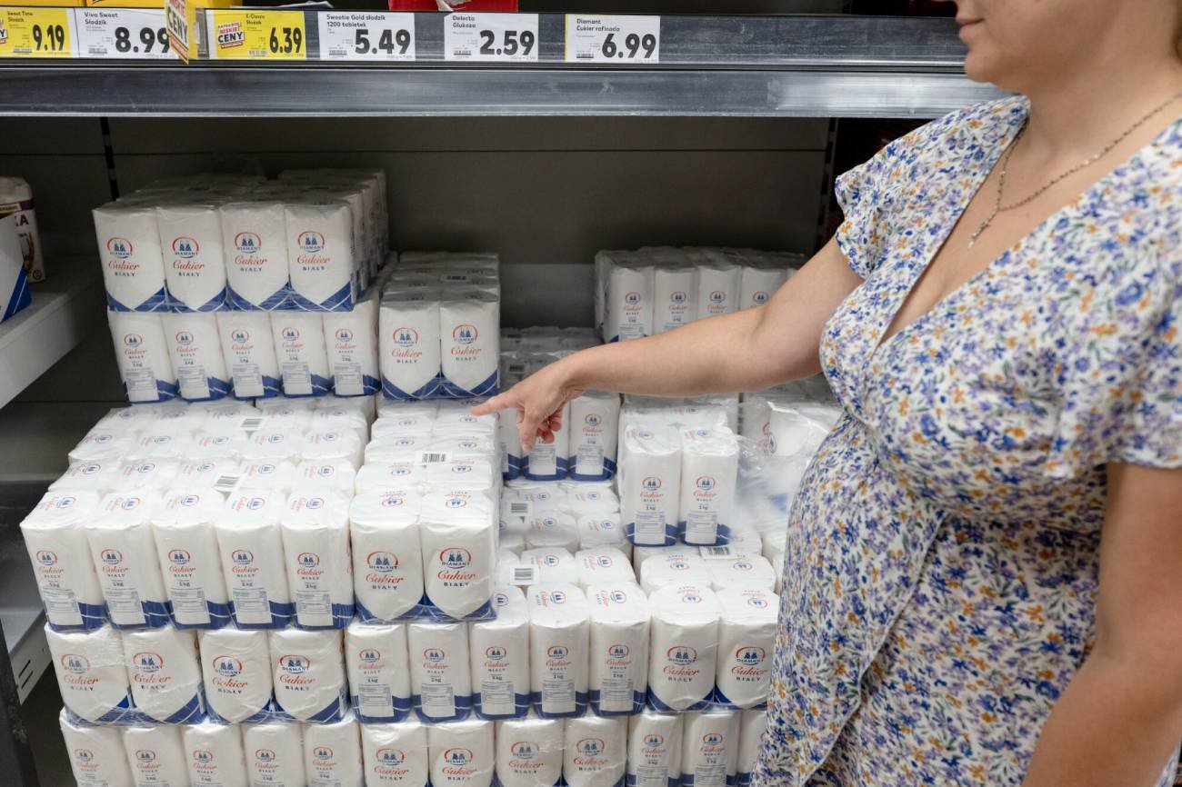 Cukier w polskim sklepie