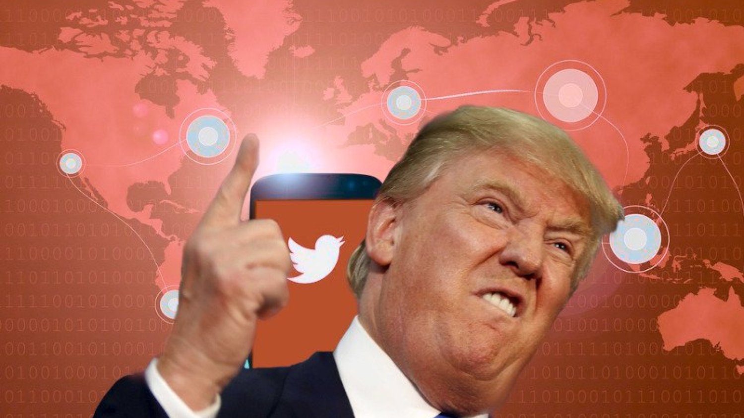 Wkurzony Donald Trump