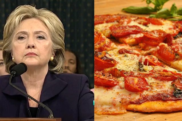 Co łączy pizzę i Hillary Clinton? Według internautów, szajka pedofilów i satanistyczny kult.