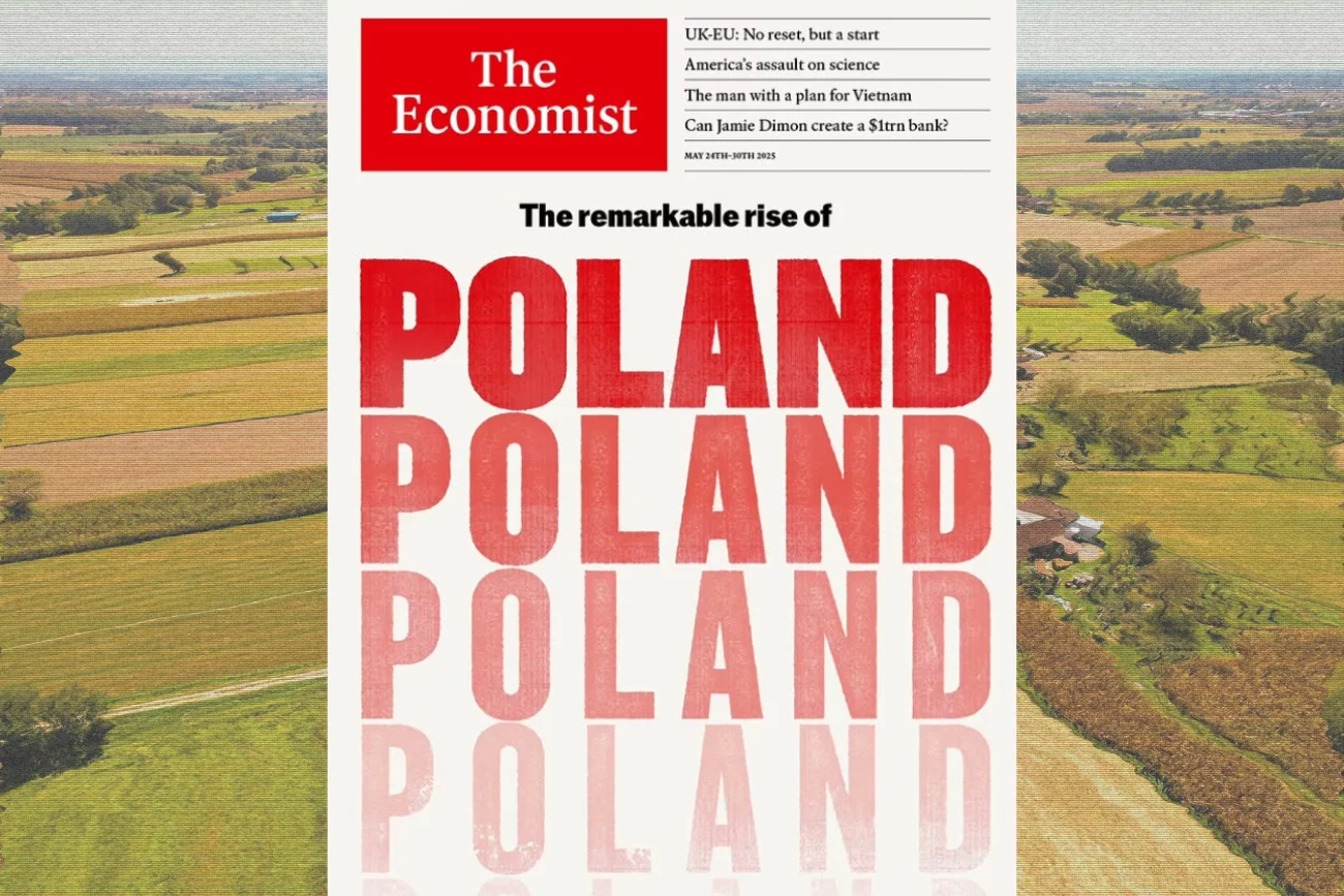 Nie zabrakło porównań "kwitnącej" w Polsce produkcji przemysłowej do niemieckiej stagnacji i stwierdzenia, że pod względem gospodarczym Polska jest przykładem dla krajów Europy Środkowej i Wschodniej.