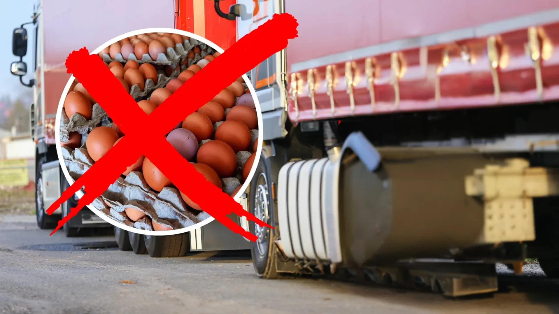 Ciezarowki. Przekreslone jaja.