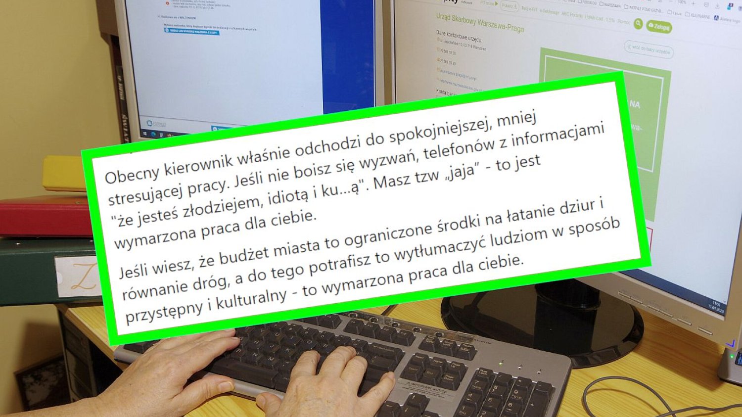Burmistrz Kobyłki nie owijała w bawełnę podczas pisania ogłoszenia