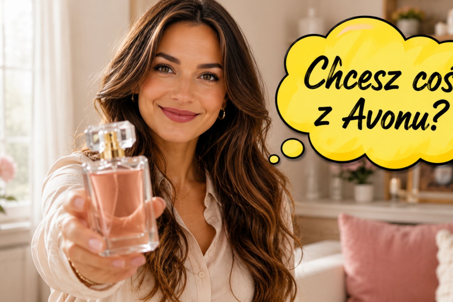 Avon i Neptun z ogromną karą od UOKiK. Nieterminowe płatności słono kosztują Kobieta z fiolką perfum. Pytanie: Czy chcesz coś z Avonu?