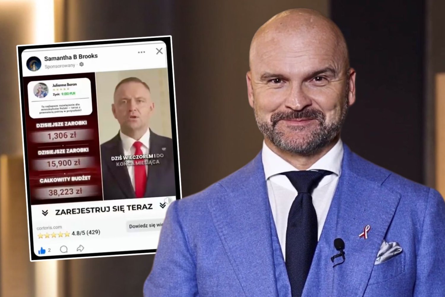 Rafał Brzoska, zrzut ekranu/