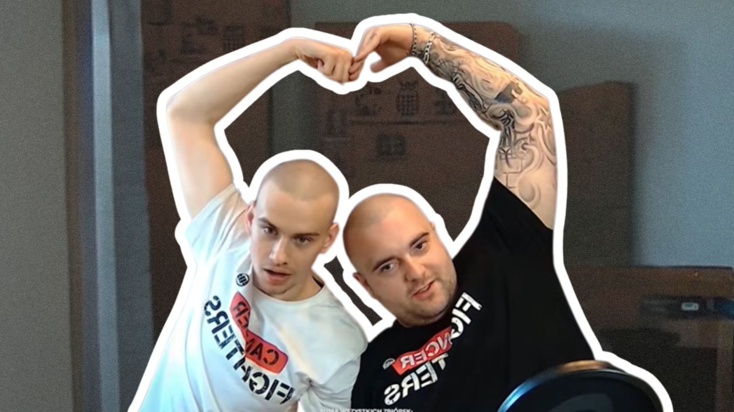 Youtuber Łatwogang i raper Bedoes.