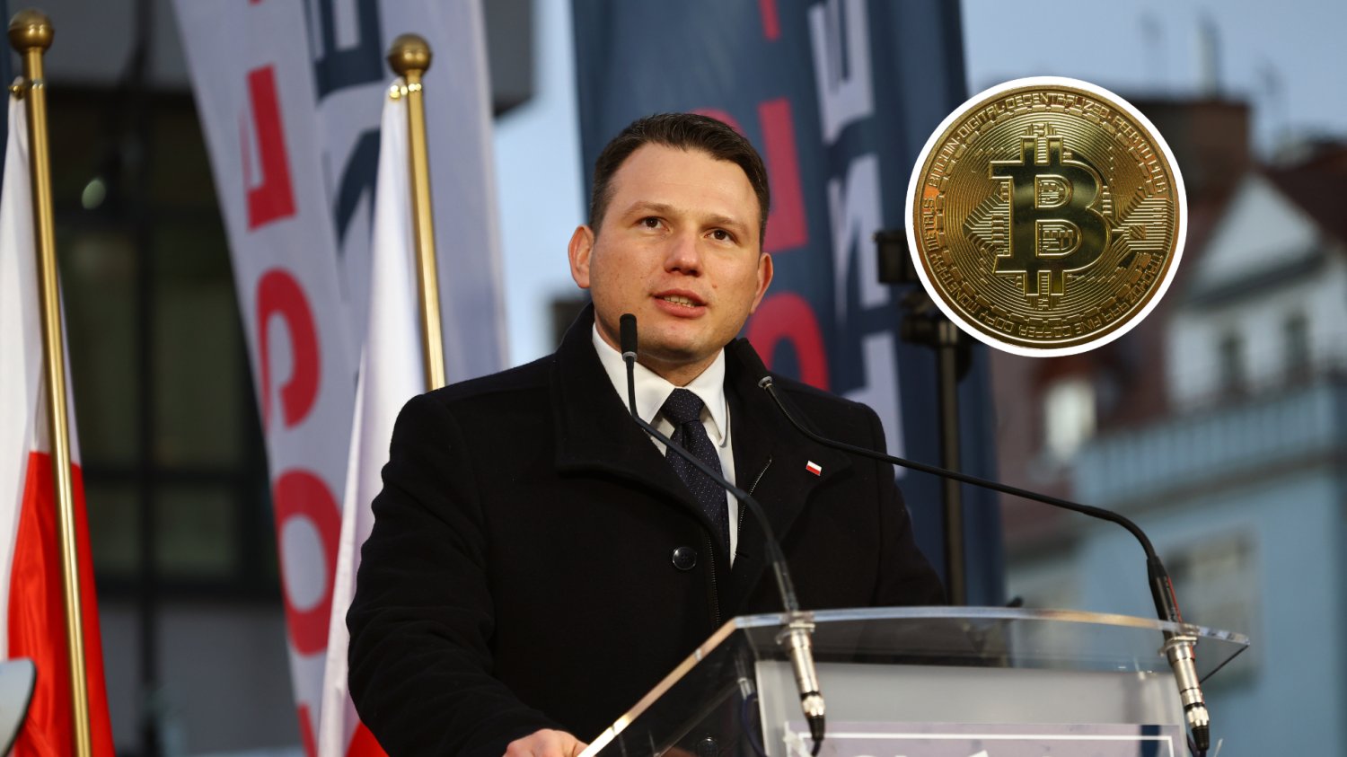 Sławomir Mentzen i bitcoin