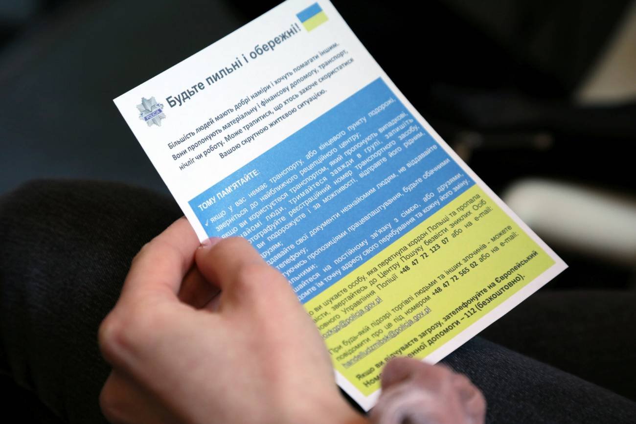 Ulotka dla obywateli Ukrainy