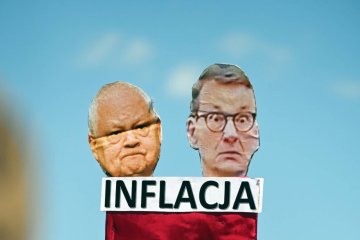 Baner z Marszu Wolności 4 czerwca 2023 roku.