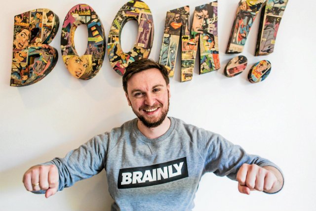 Michał Borkowski, współzałożyciel Brainly, polskiego start-upu, który zrobił wielką karierę w USA.