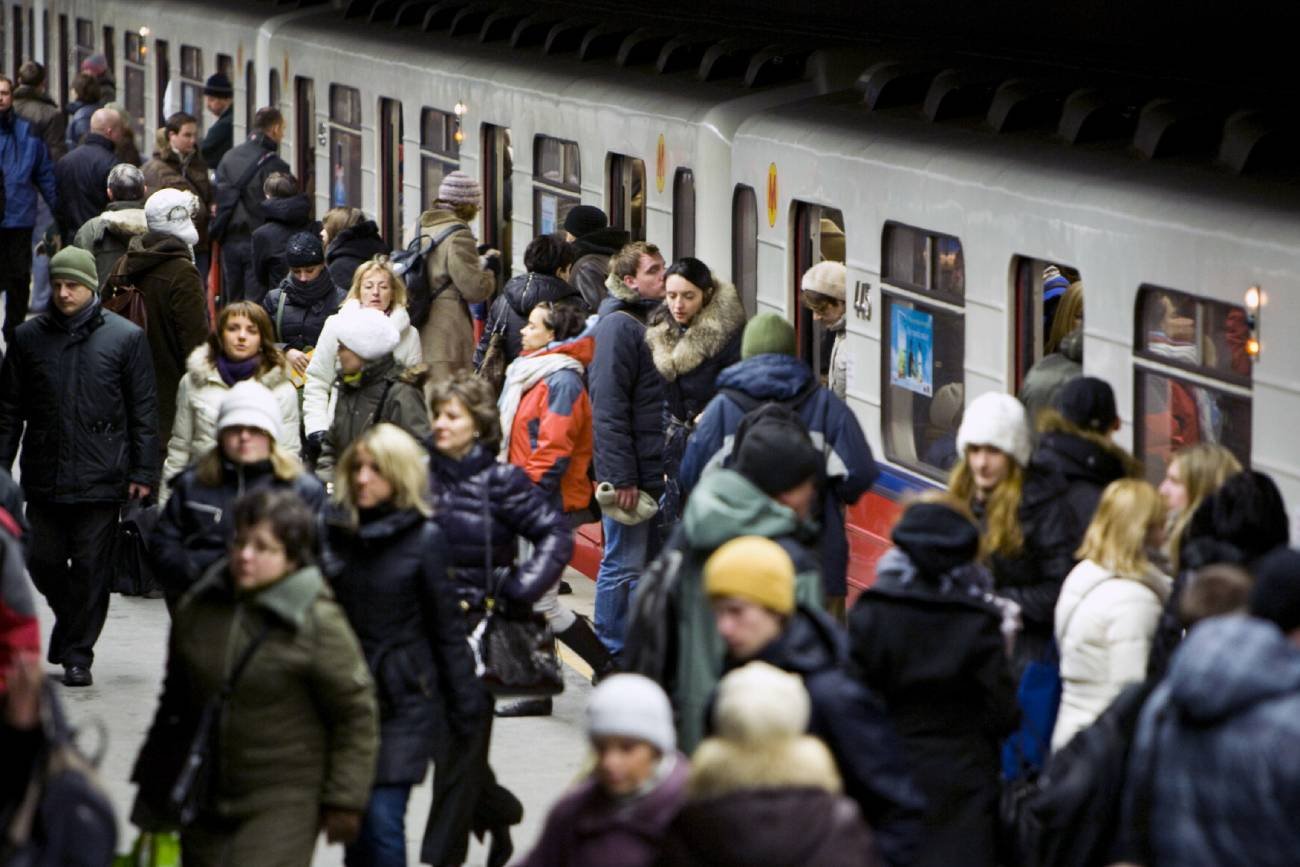 Metro w godzinach szczytu