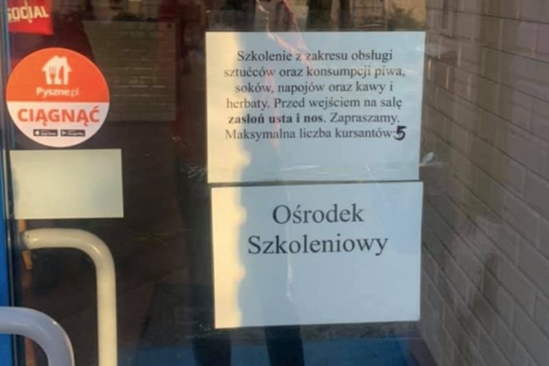 Łódzka restauracja będzie prowadzić szkolenia z obsługi noża i widelca i spożywania napojów.